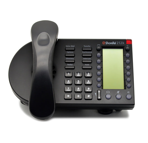 ShoreTel 212K IP Phone Black Refurbished (Lifetime Guarantee)